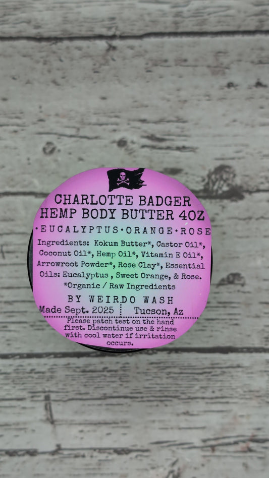 Charlotte Badger Hemp Body Butter