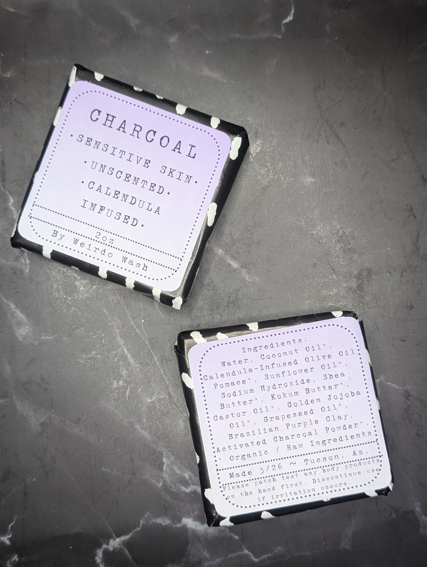 Charcoal & Calendula Soap