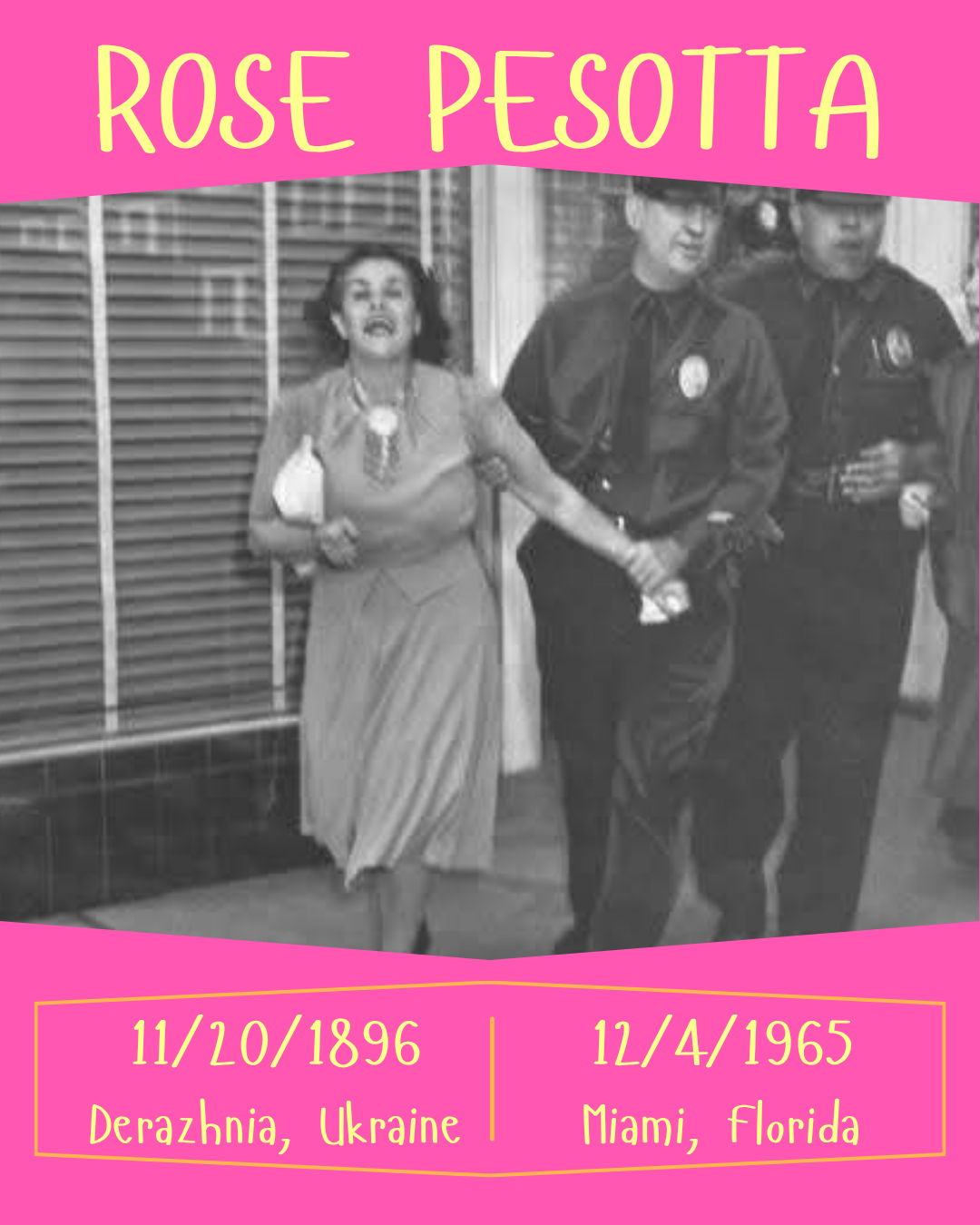 Rose Pesotta Zine