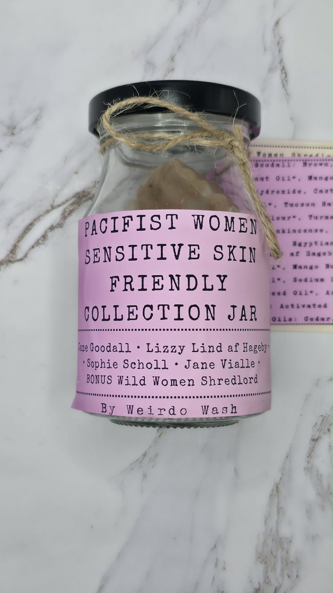 Pacifist Sensitive Skin Friendly Mini Jar