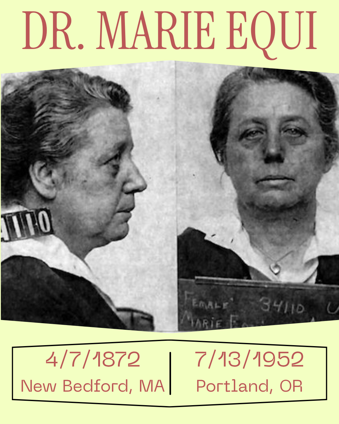 Marie Equi Zine