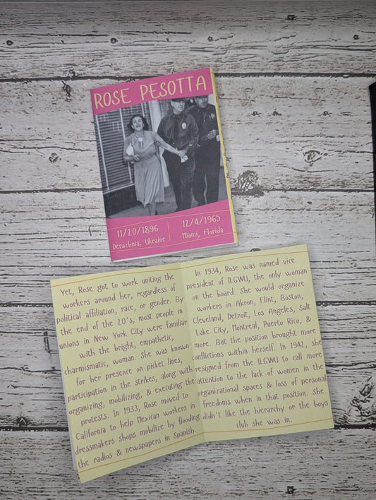 Rose Pesotta Zine