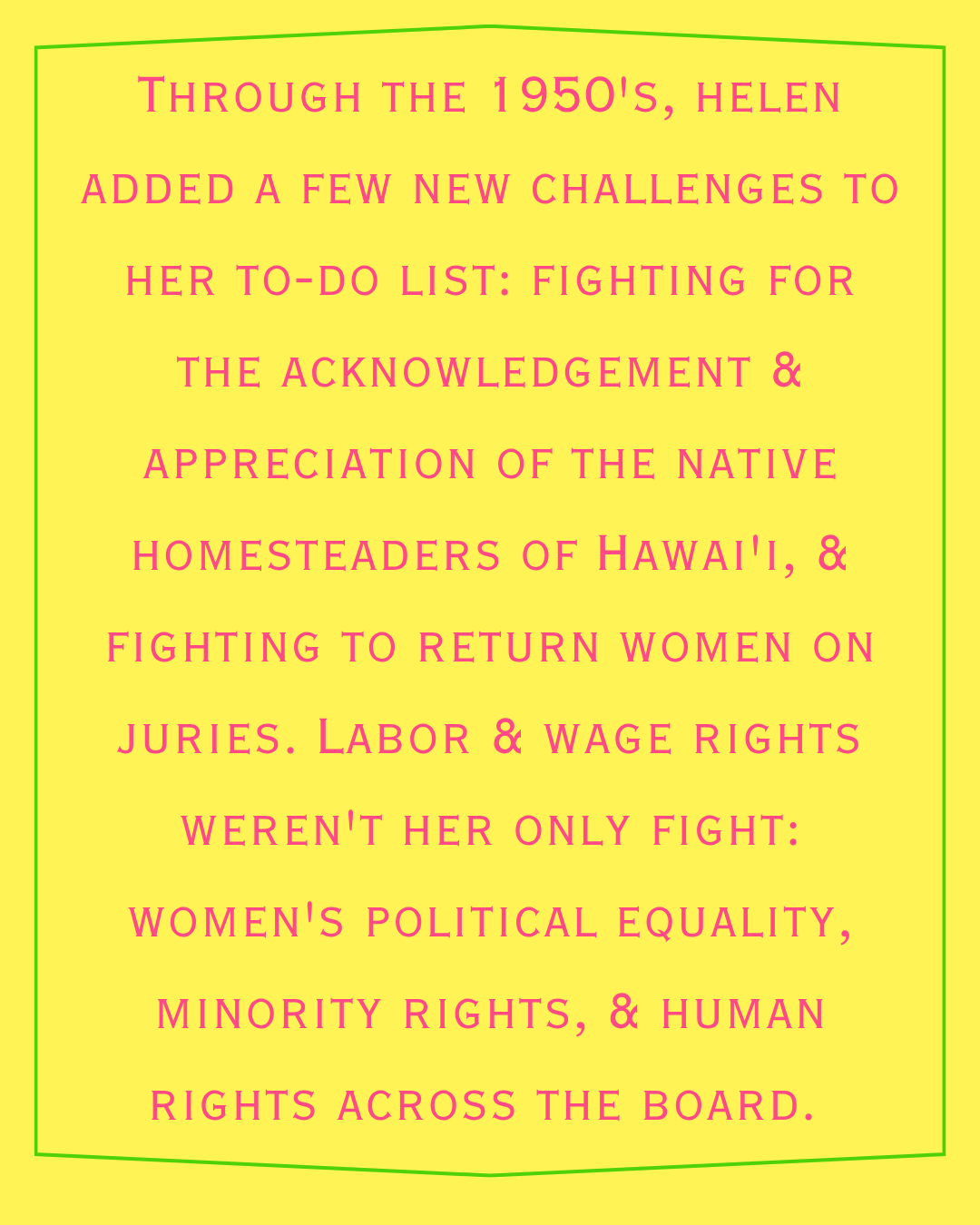 Helen Lake Kanahele Zine