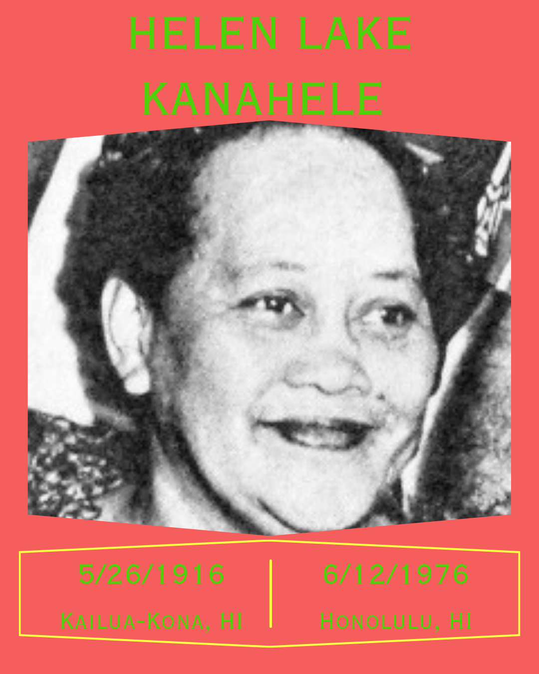 Helen Lake Kanahele Zine