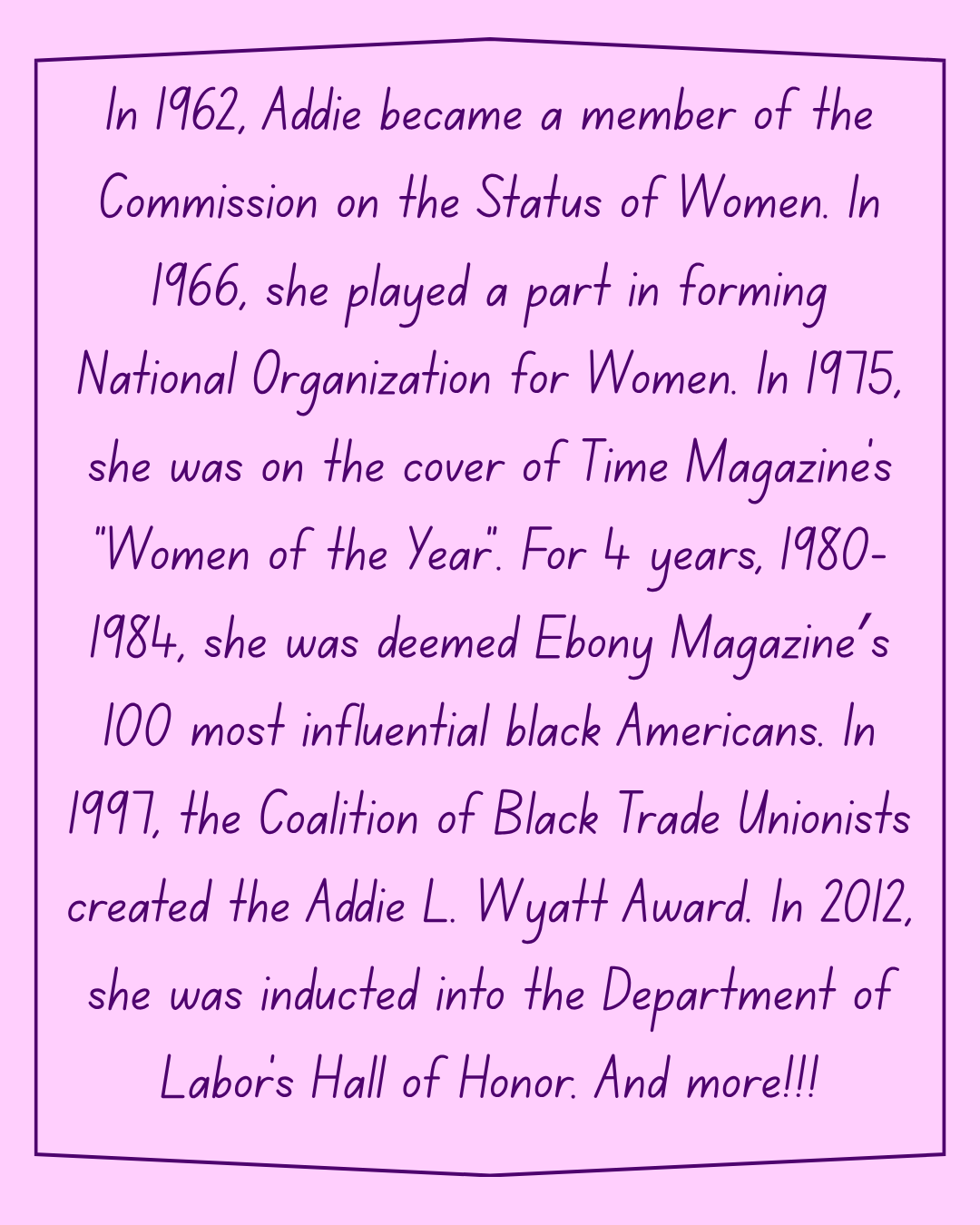 Addie L. Wyatt Zine