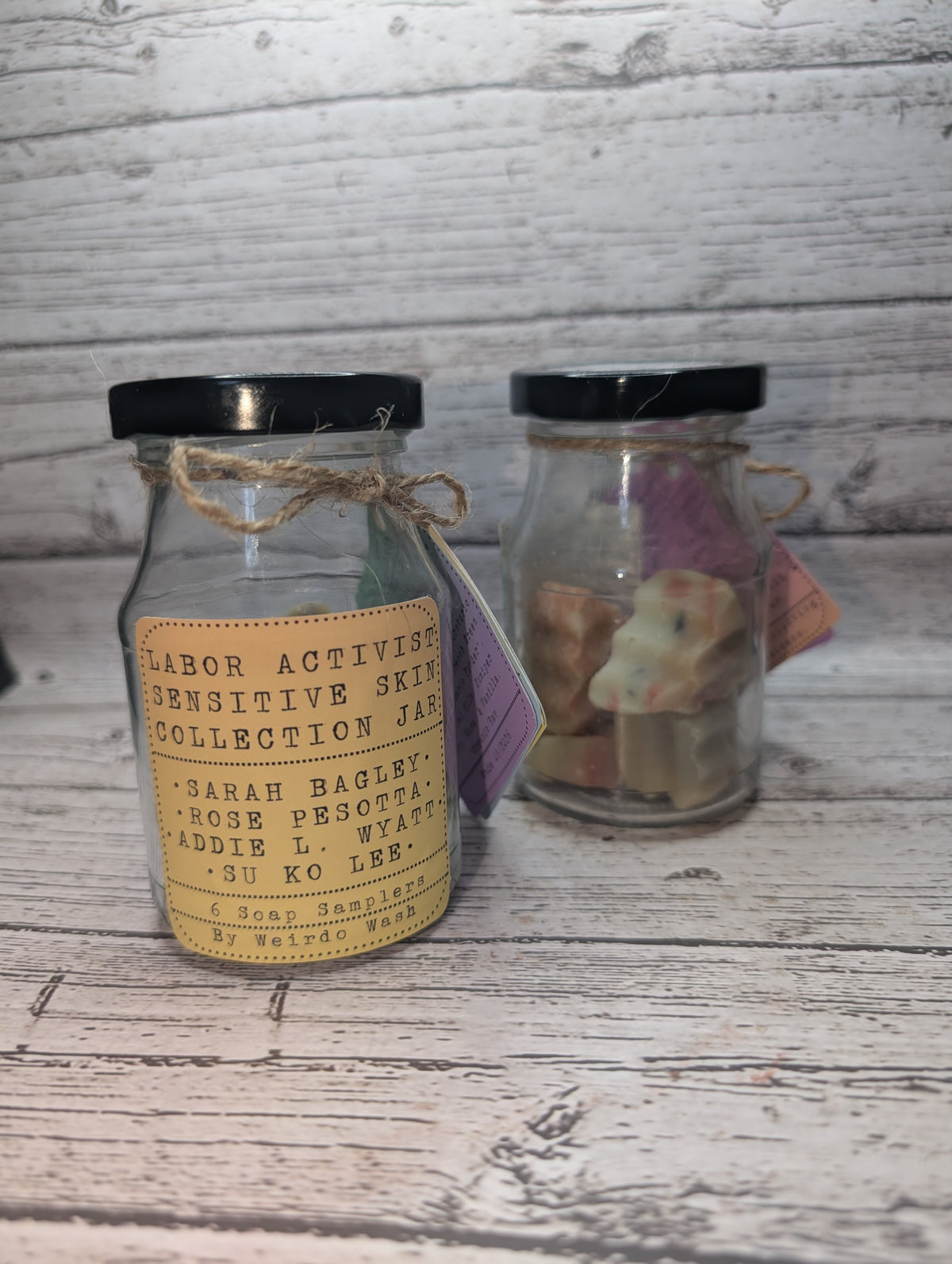 Labor Activist Sensitive Skin Collection Jar