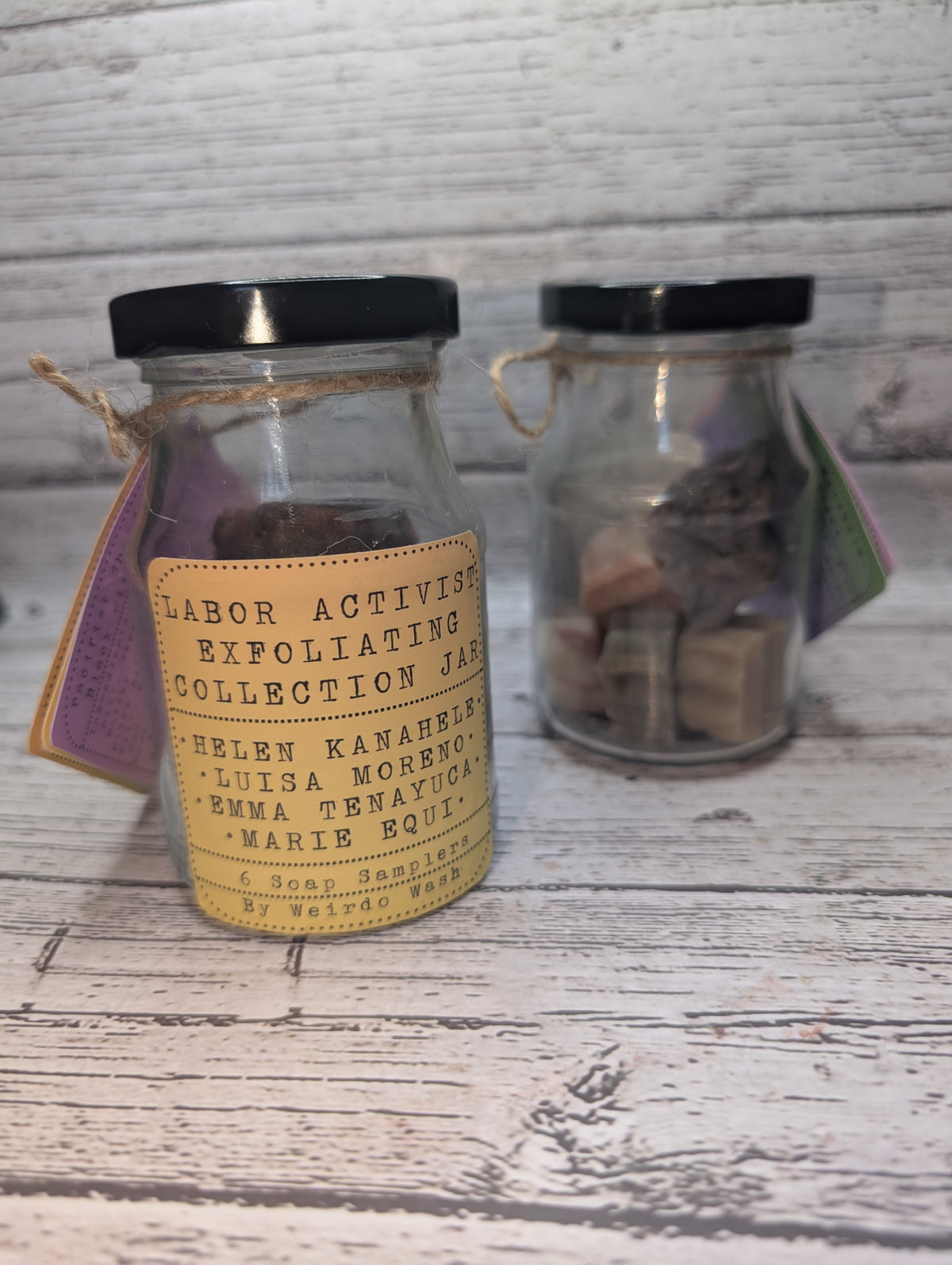 Labor Activist Exfoliating Collection Jar