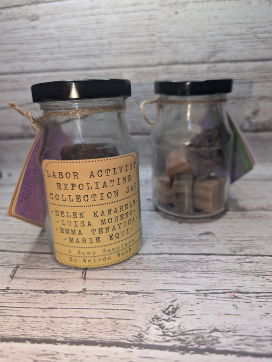 Labor Activist Exfoliating Collection Jar