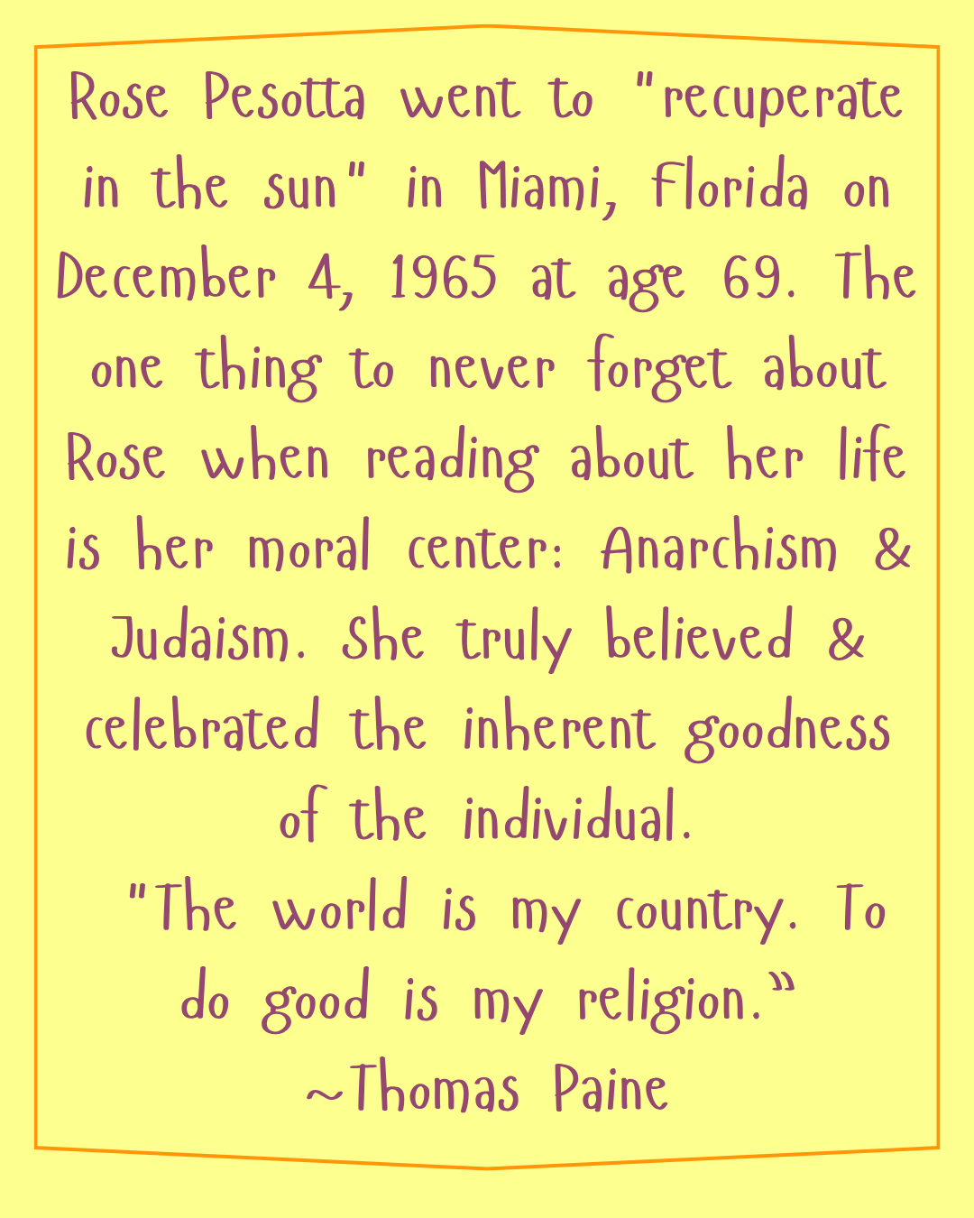 Rose Pesotta Zine